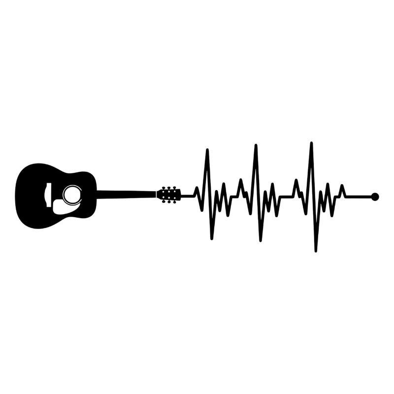 Guitar heartbeat rhythm