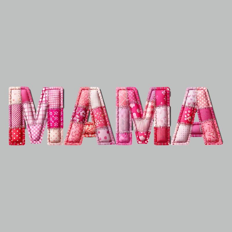 Mama Handmade Patchwork Schrift