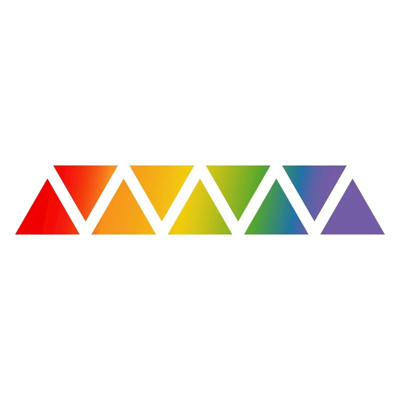 Regenbogen dreieck