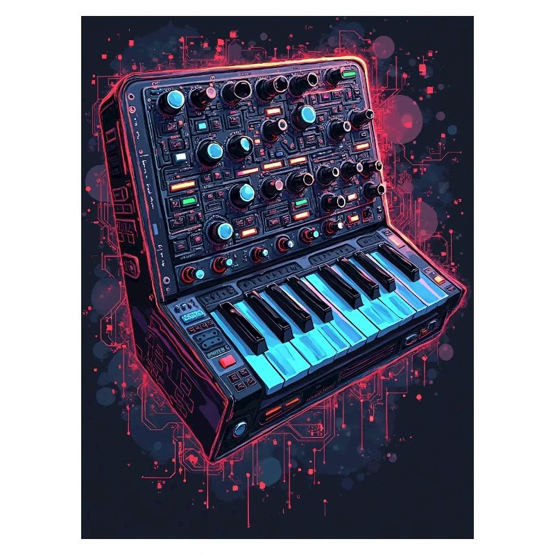 Digital Synthesizer Kunstdesign