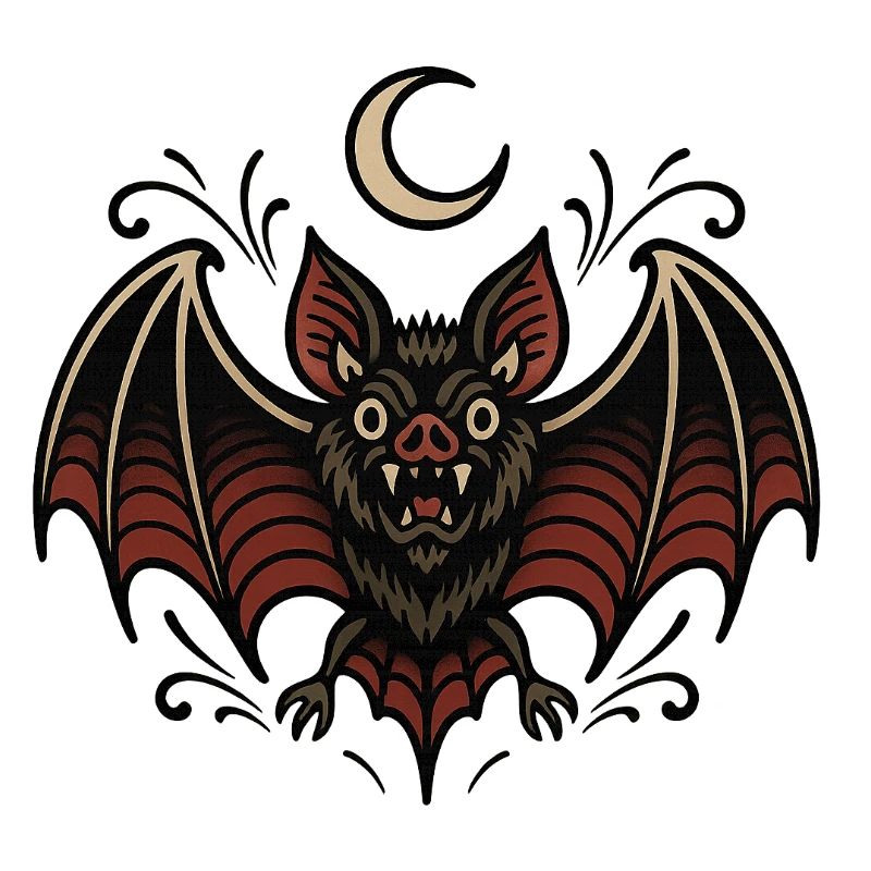 Moon Bat Night Magic