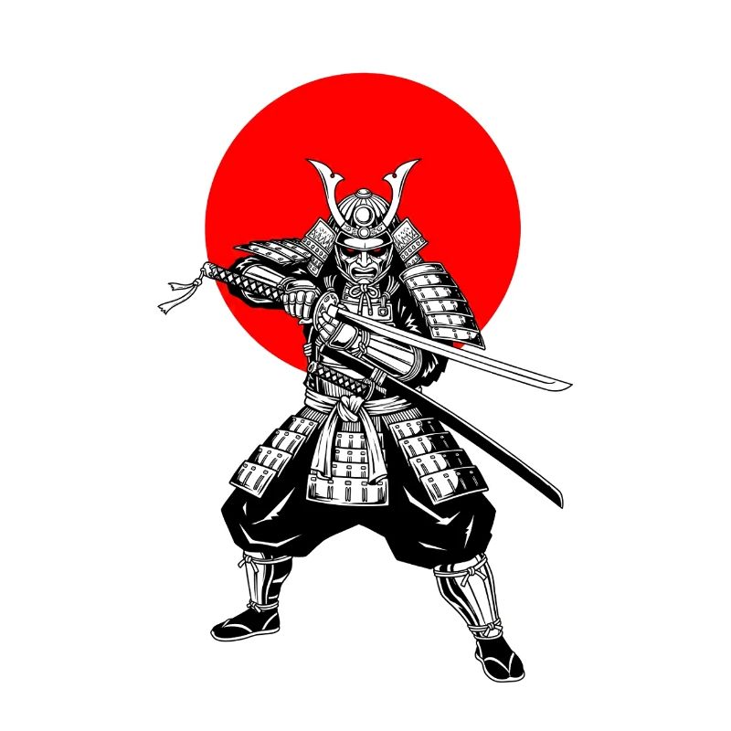Samurai im Japanstil