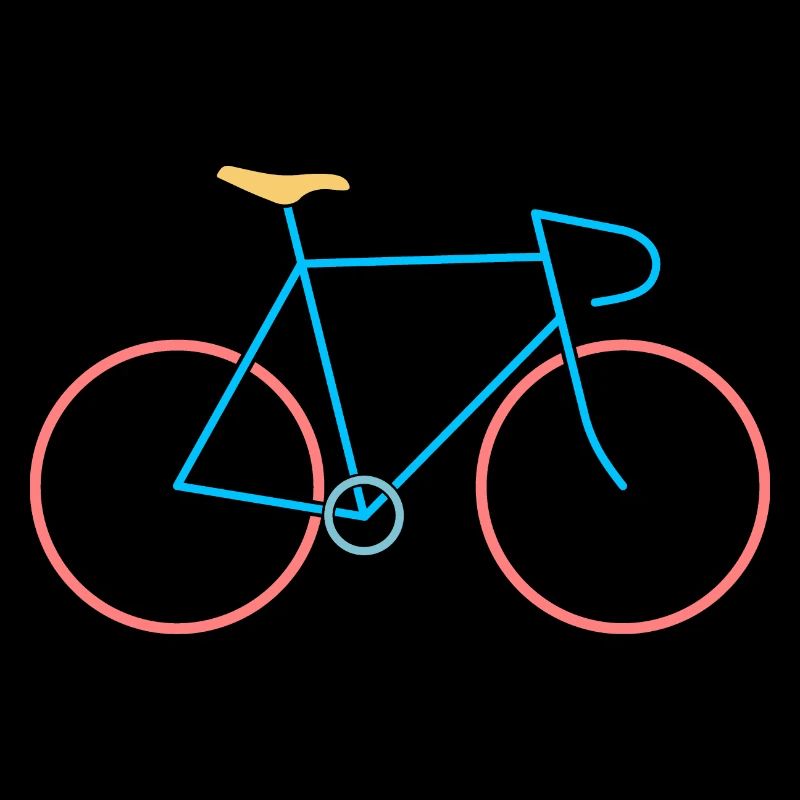 Vélo de course rouge bleu