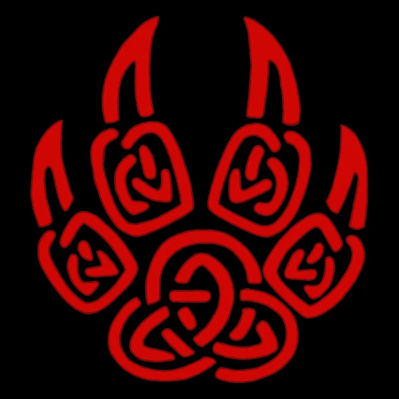 Rote Wikinger Wolfskrallen