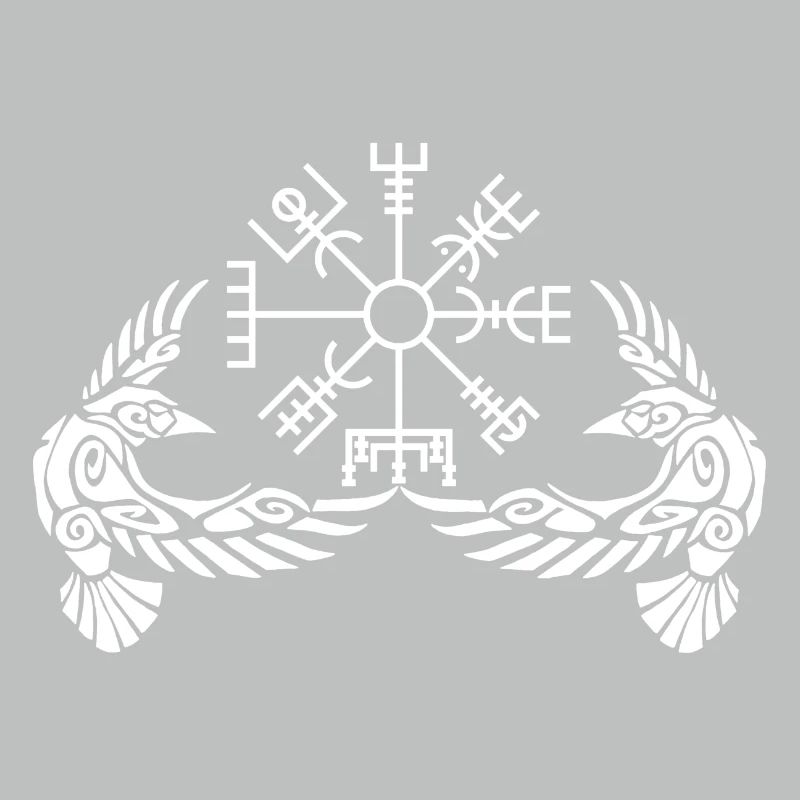 White ravens and Viking compass