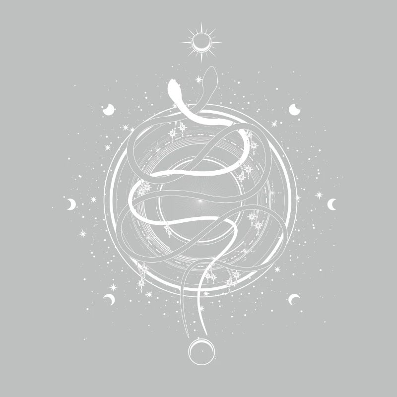 Serpents Lune Phase Occulte Wicca Goth Clothes