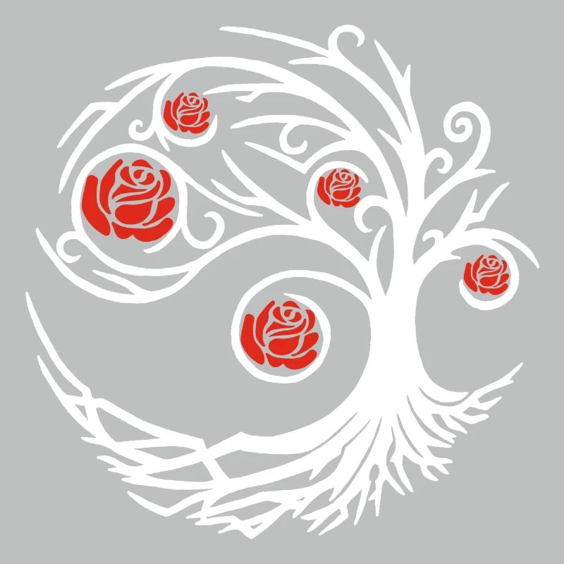 Rosier blanc étrange