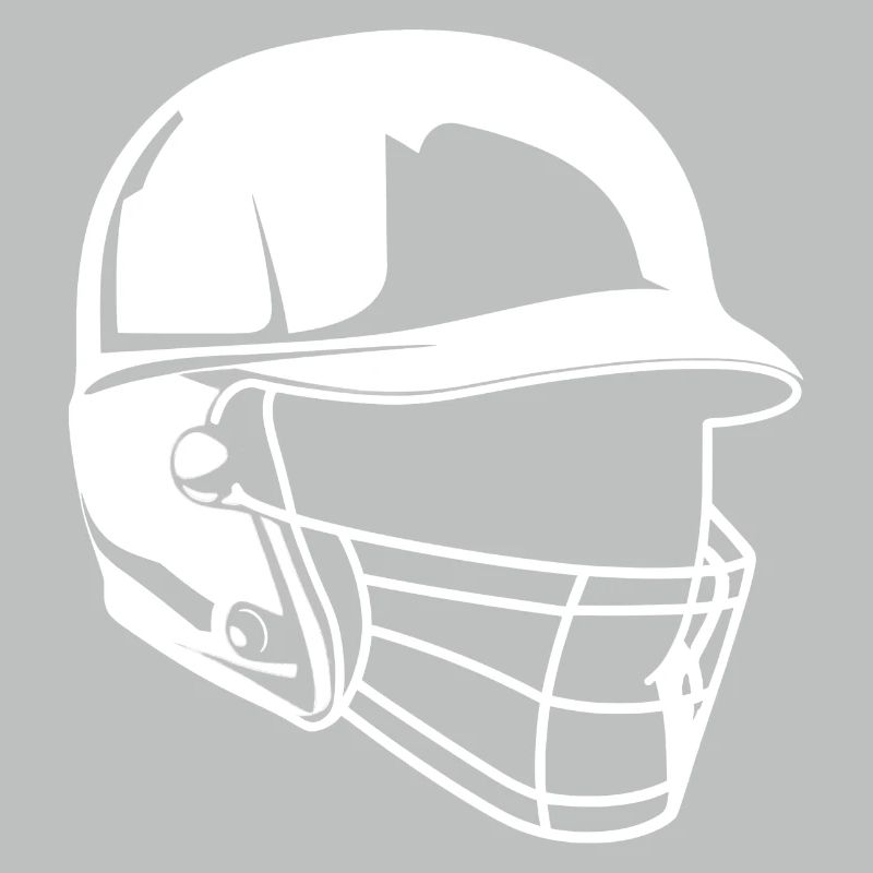 Dessin de casque de baseball