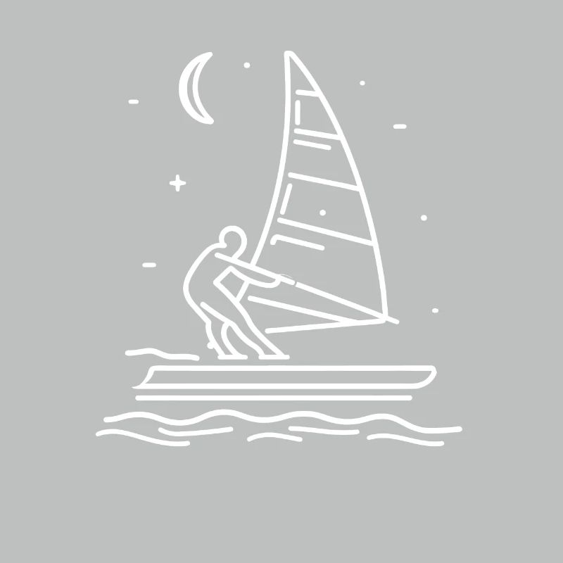 Windsurfer Drawing