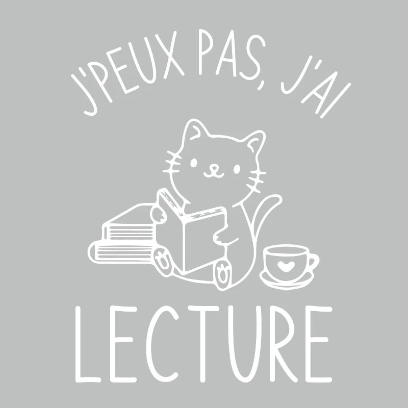 Lecture café chat mignon
