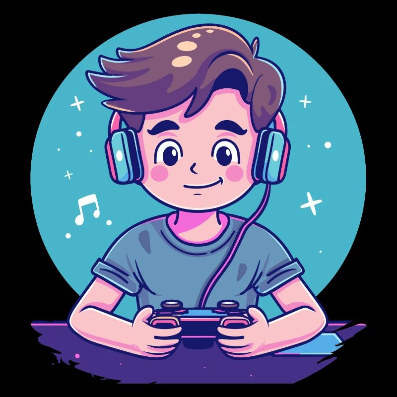 Gaming Junge
