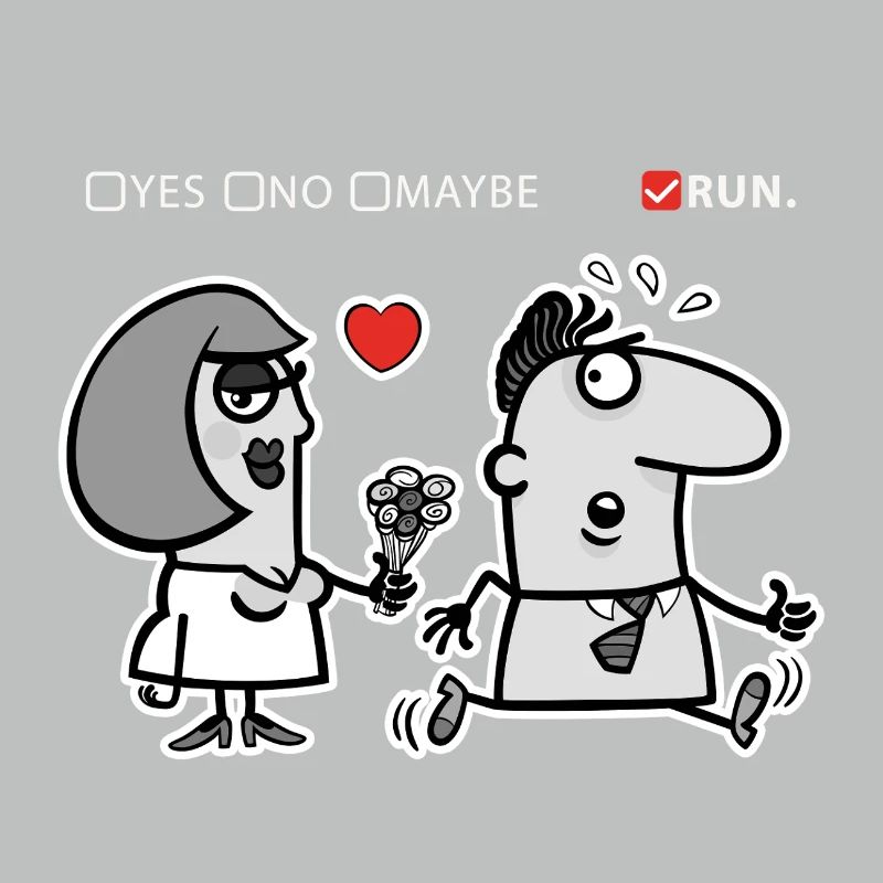 Liebe oder Flucht – Unkonventioneller Humor (Dark Version)