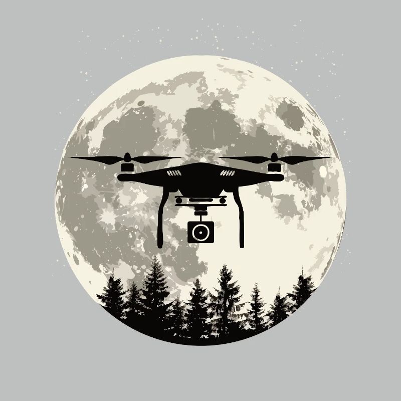 Drone Full Moon