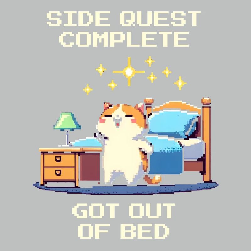 Quête secondaire terminée : Sortir du lit, accomplissement quotidien
