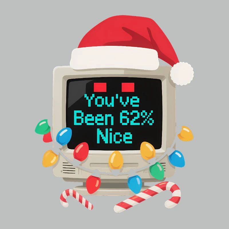 Computer Weihnachten KI Sarkastisch Tech Geschenk