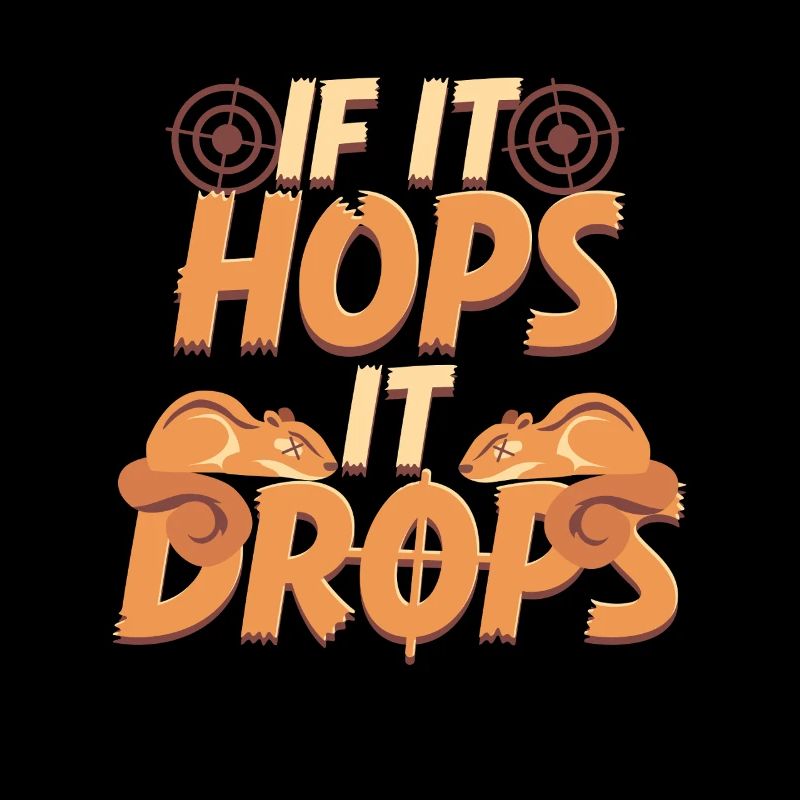 Eichhörnchenjäger Baumratte If It Hops It Drops