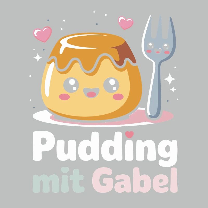 Pudding Mit Gabel