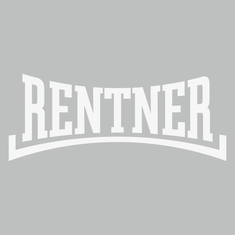 Rentner (Rente / Ruhestand / Konkav / White)