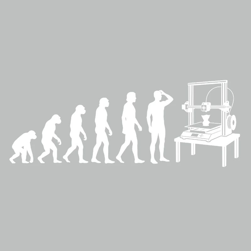 3D Printing Evolution – From Monkey to Maker