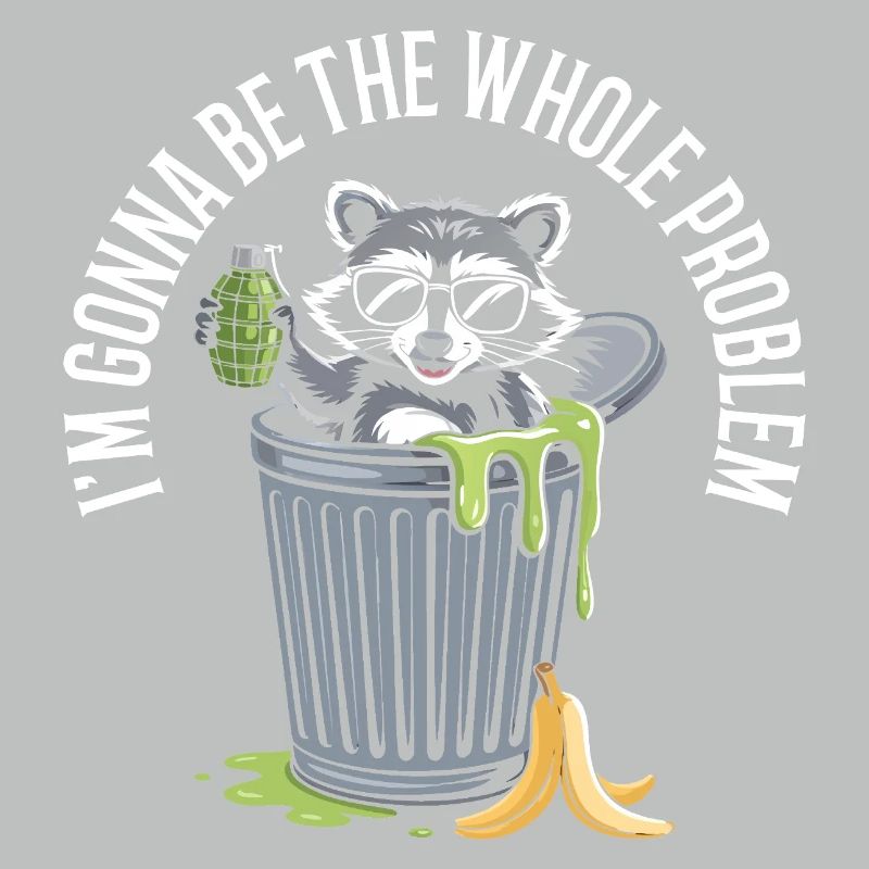 Ich bin das Problem – Lustiges Statement Design