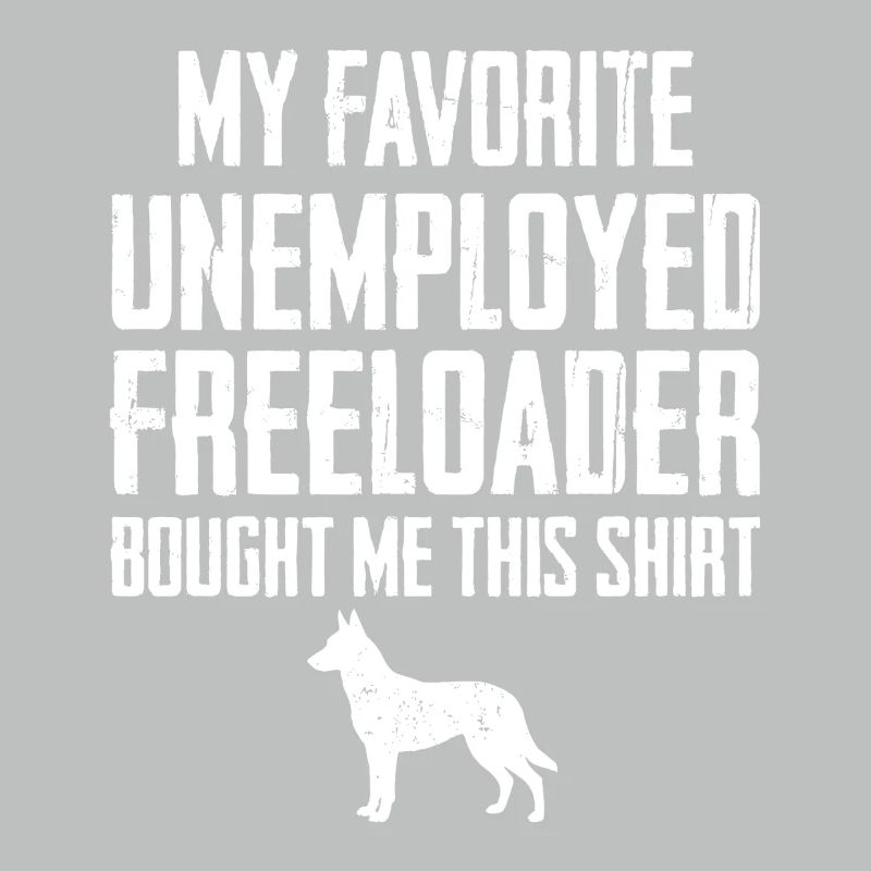 Funny Belgian Malinois Freeloader