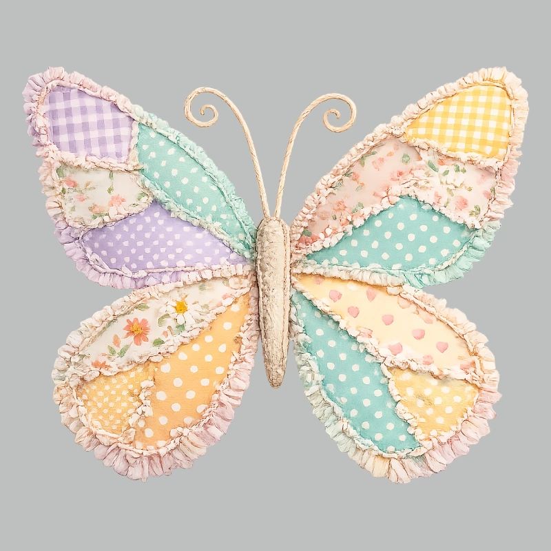 Cottagecore vintage Patchwork Papillon