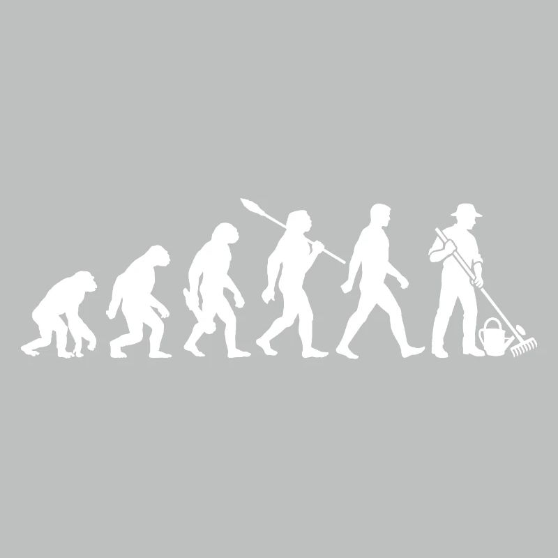 Evolution - Gärtner - Garten - Gartenarbeit