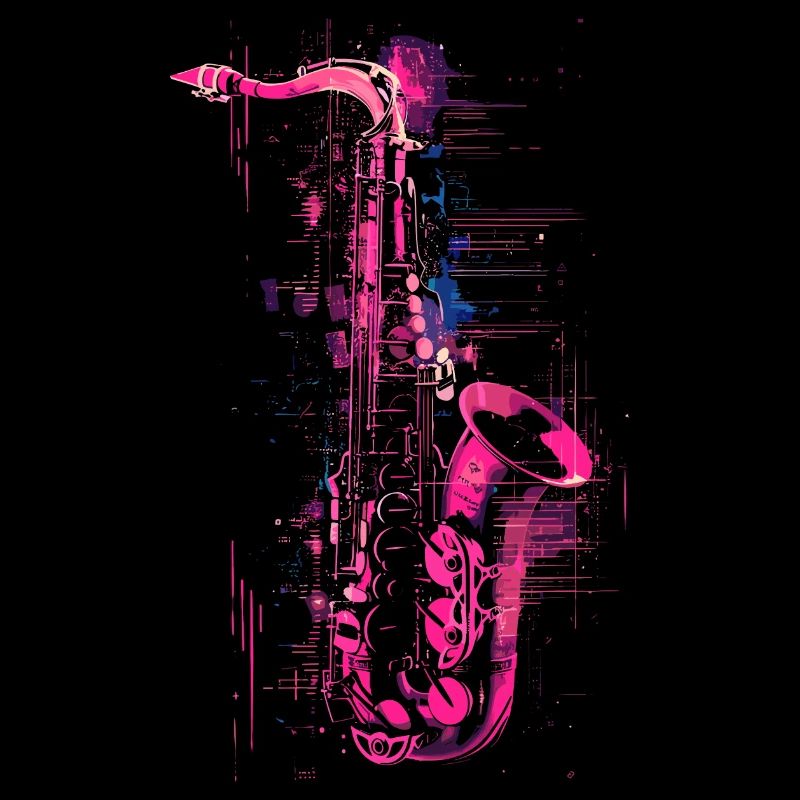 Graphisme pour saxophone
