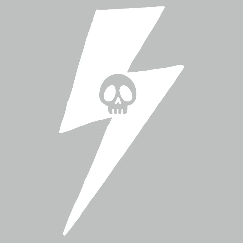 Skull and White Lightning