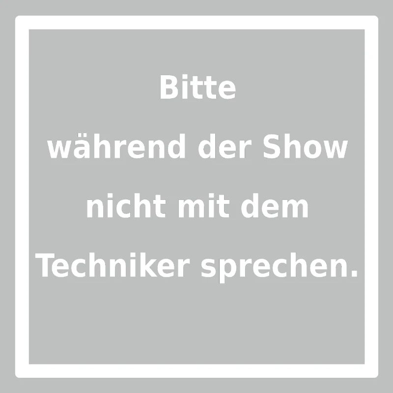 Warnhinweis: Techniker. (weiss)