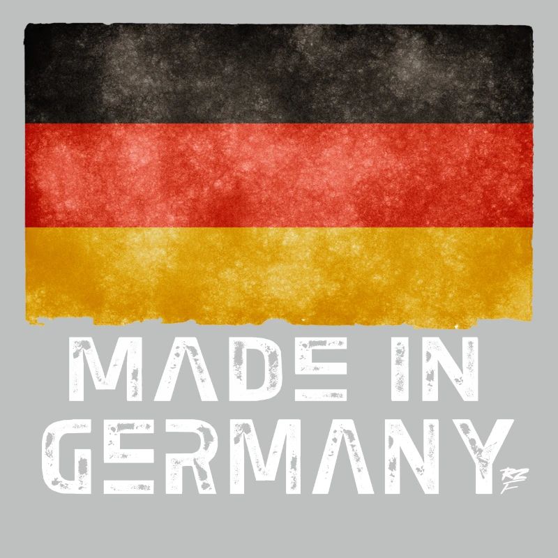 Made in Germany Flag – Distressed Style