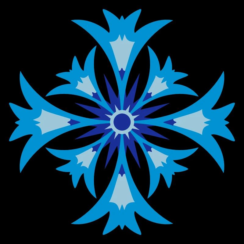 stilisierte Kornblume