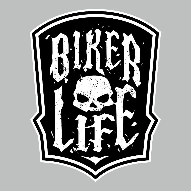 Motorcycle Biker Motorcycles Skull Statement