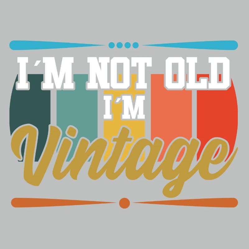I'm not old textile gift idea
