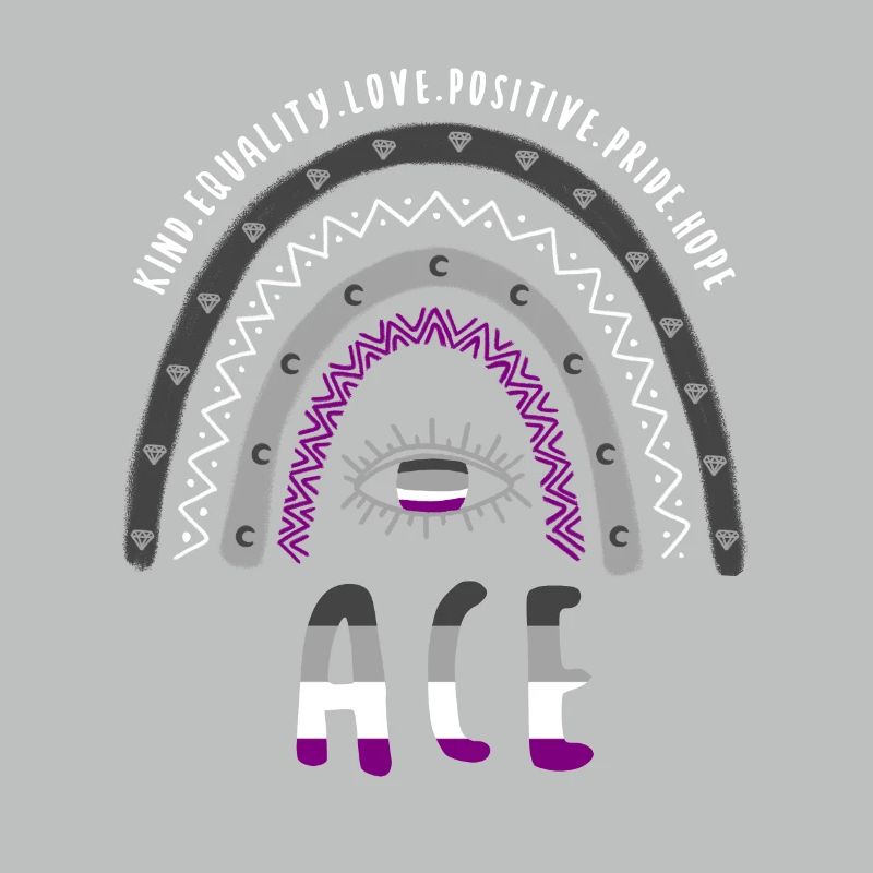 Boho Regenbogen Ace Pride