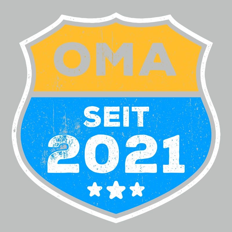 Seniorin Oma Großmutter Statement Ruhestand