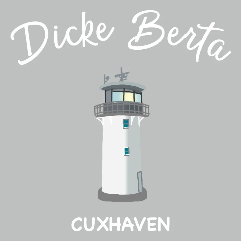 Lighthouse Dicke Berta, Cuxhaven, North Sea