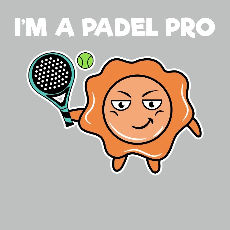 Padel Player Balls Racket Padel Game Statement