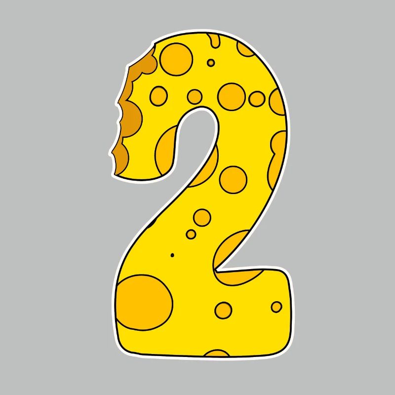 Number 2 - Two - Second