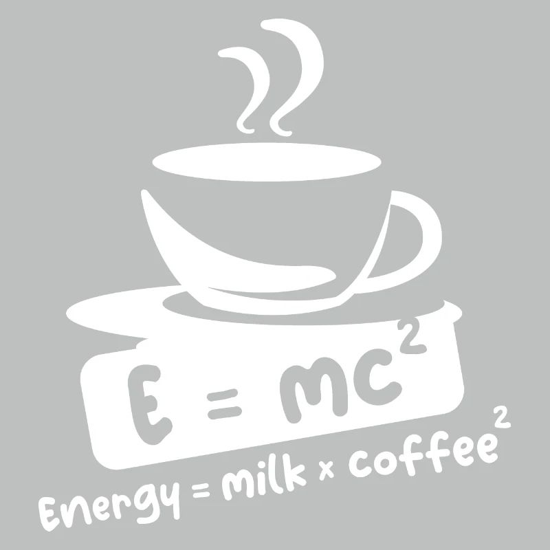 E=mc2 Coffee Funny Sayings Einstein Cafe Symbol