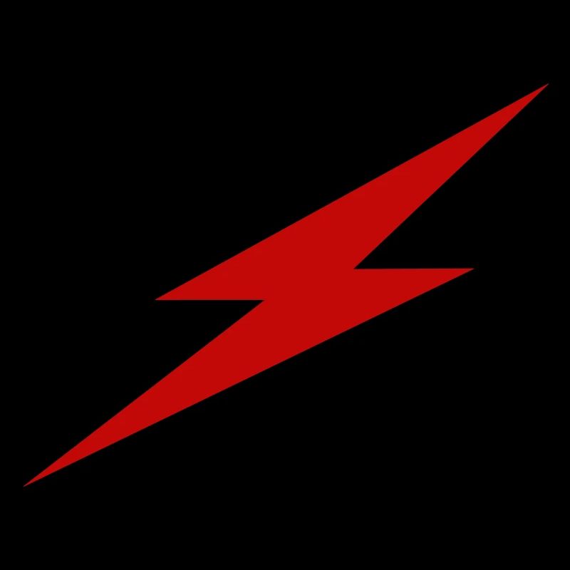 Red Lightning Bolt