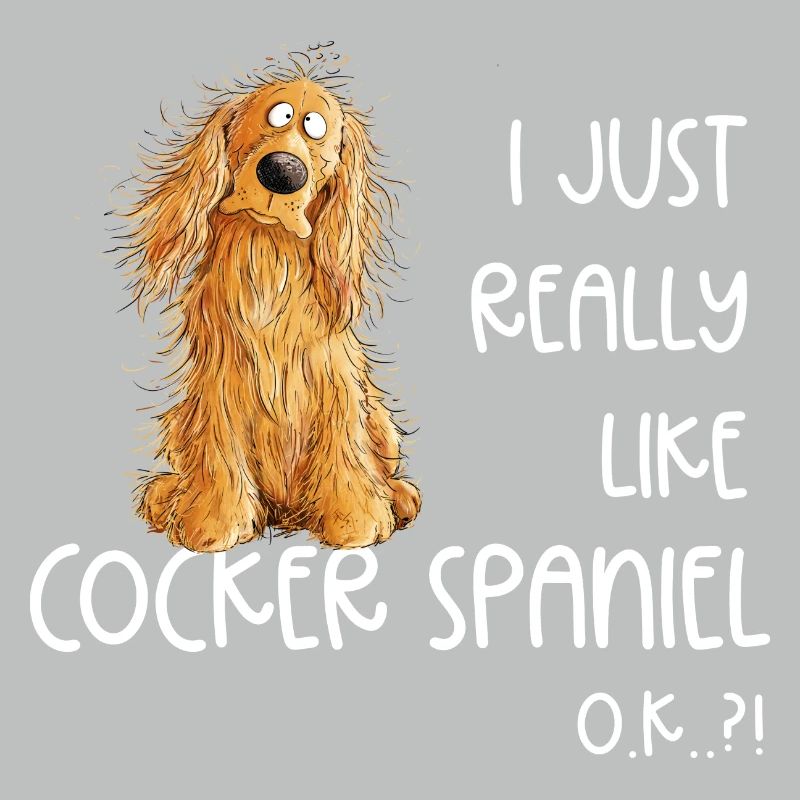 J’aime vraiment Cocker Spaniel chien chien