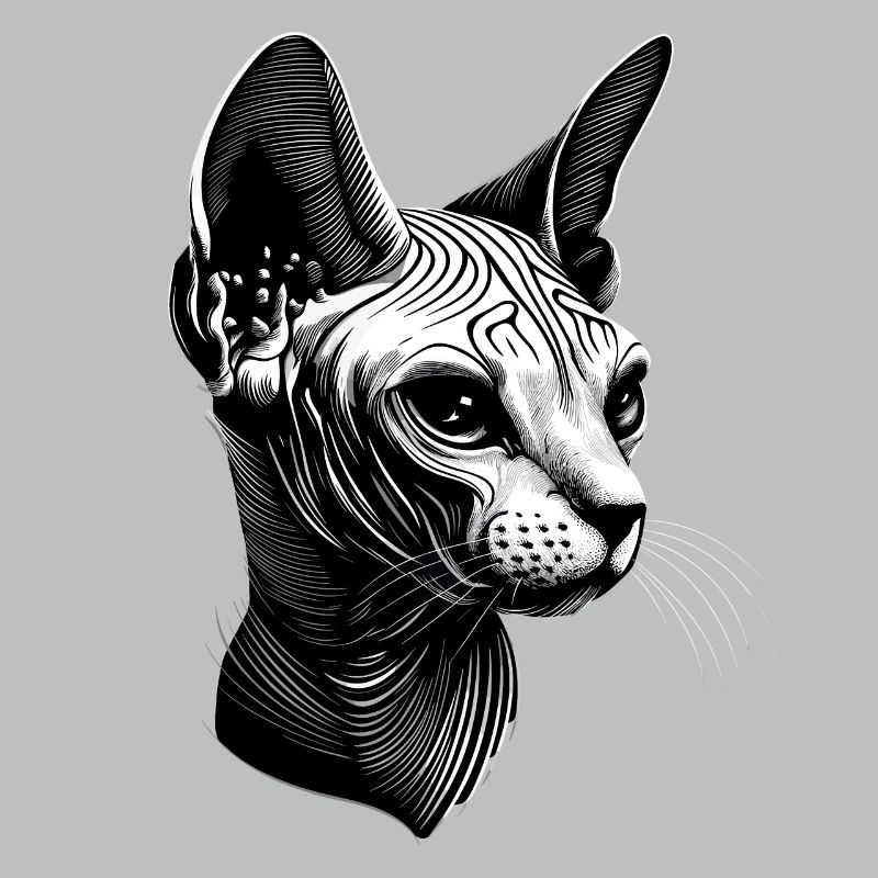 Chat Sphynx Chat Sphynx Chat Canadien Mignon Sphinx