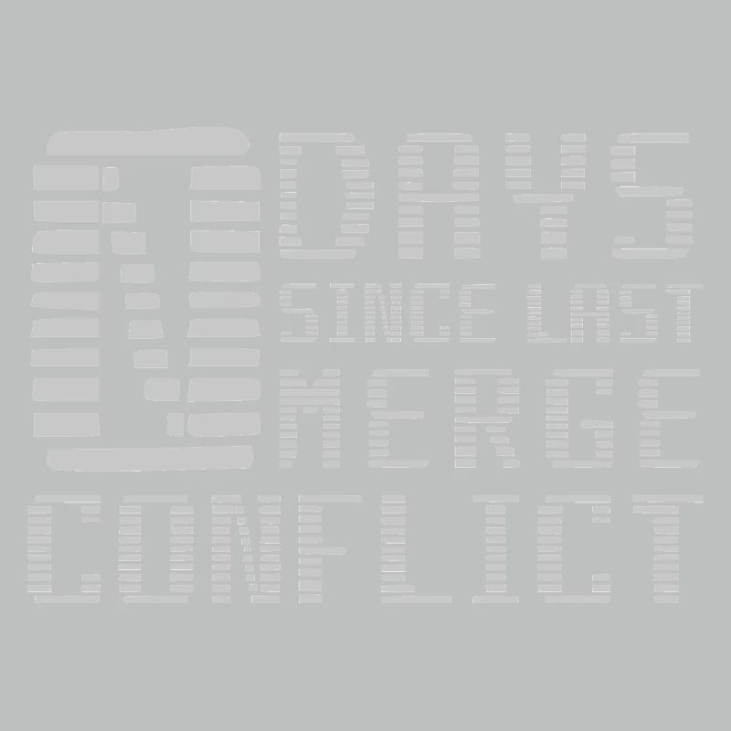 Merge Conflict Software Developer Developer geek