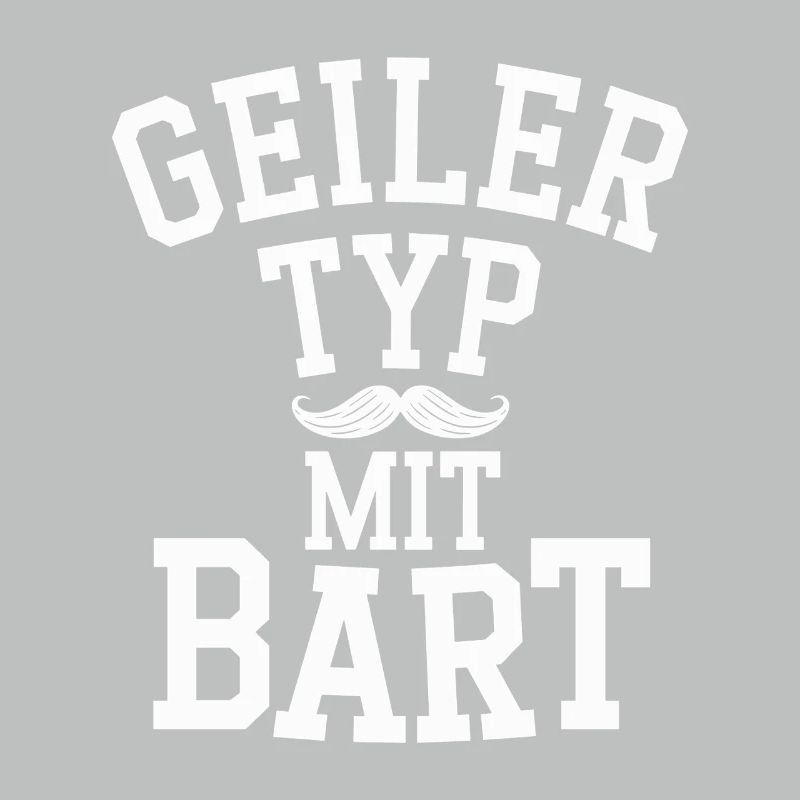 Geiler Typ Mit Bart Bartträger Barbier Vollbart