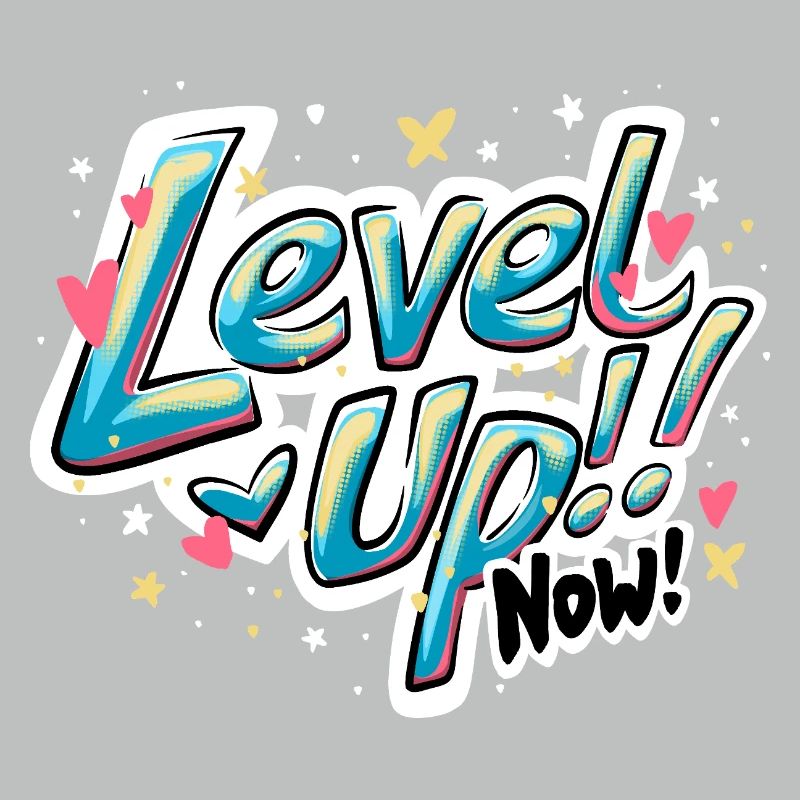 Vibrant Inspirant 'Level up now !' Conception du devis