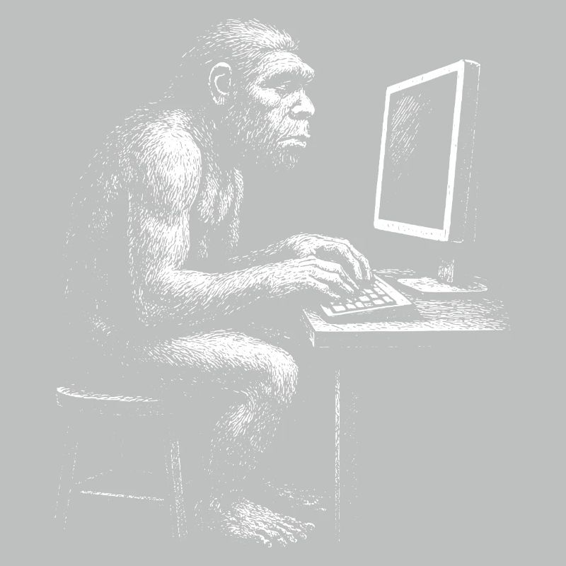 Digital Coder Homo Erectus gift