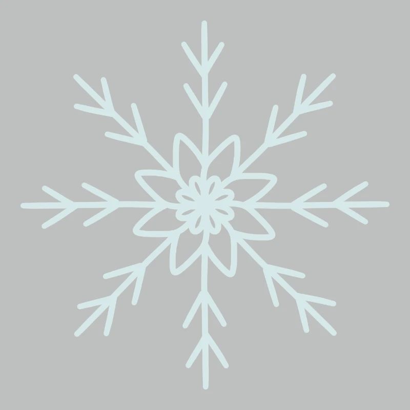 Elegant Snowflake Pattern Design