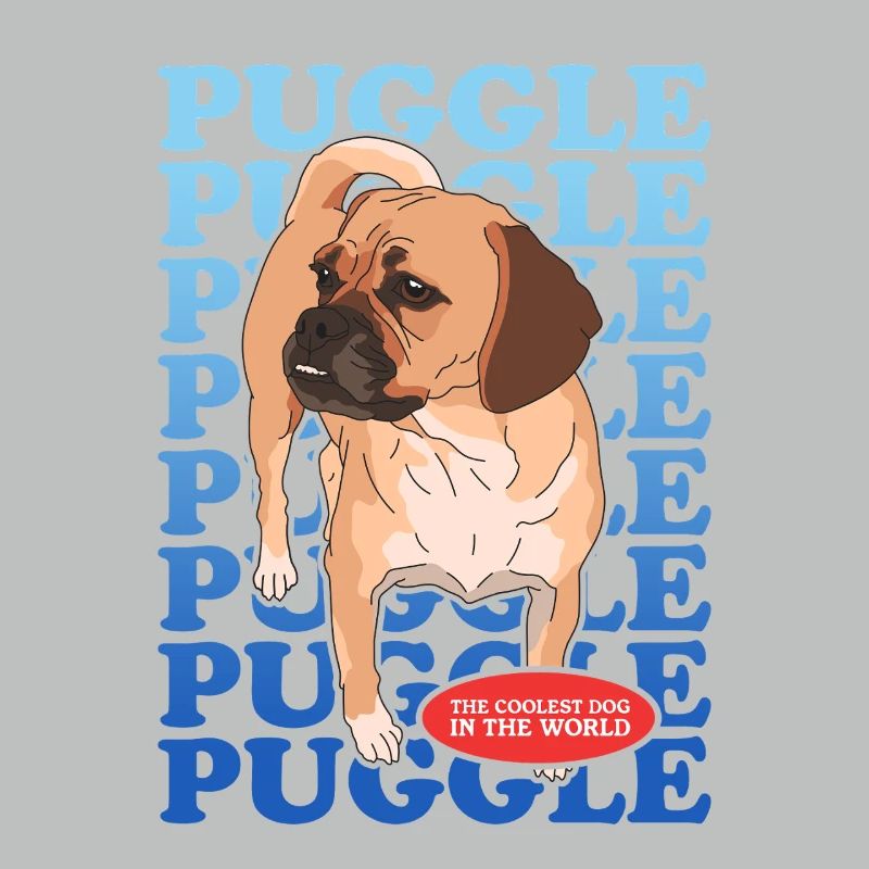 Puggle Hundebesitzer Geschenk
