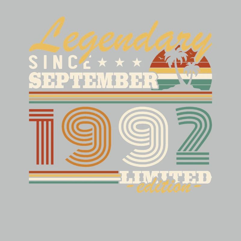 September 1992 Vintage Geburtstagsgeschenk